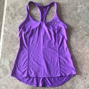 Purple Racerback Workout Top